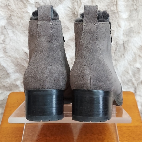 Cole Haan Waterproof Ankle Boots w/fur, sz 7.5 - Picture 10 of 14